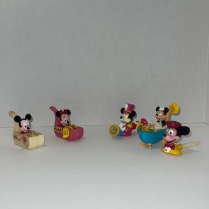 VINTAGE DISNEY Tootsie MICKEY & MINNIE MOUSE BATHTUB BUBBLE BLOWER Lot 5